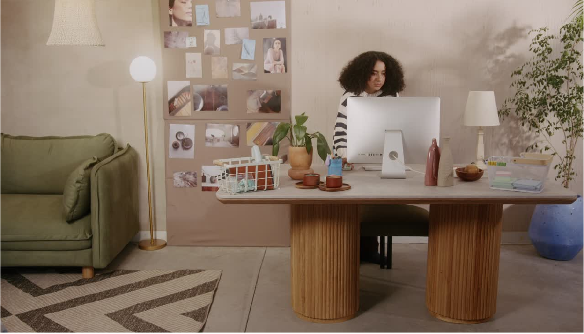 Polished office environment